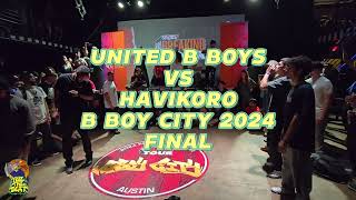 HAVIKORO VS UNITED BBOYSBBOY CITY 2024FINAL [upl. by Pentha]