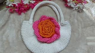 Crochet Rosebush Purse [upl. by Auhs]