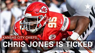 Chiefs Chris Jones On Losing A Half Sack To George Karaftis [upl. by Grubman149]