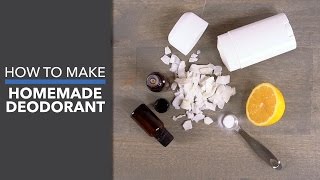 How to Make Homemade Deodorant [upl. by Graehl]