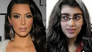 Kim Kardashian West BEFORE plastic surgery and fame [upl. by Ecinnej789]