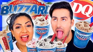 Dairy Queen BLIZZARD Taste Test [upl. by Grati]