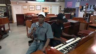 Pastor Richard C Williams Sr singing at Keyboard Exchange International [upl. by Soloman]