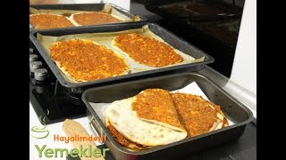 LAHMACUN Bu Tariften Şaşmayın Ev Yapımı Yumuşacık Lahmacun Tarifi Lahmacun Nasıl Yapılır [upl. by Aylatan705]