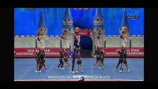 brandon allstars SENIOR BLACK  uca day one [upl. by Mokas531]