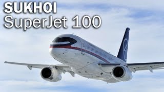 Superjet 100  Russian regional jet [upl. by Ybreh]