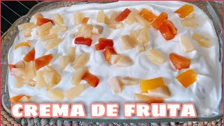 GRAHAM CREMA DE FRUTA  EASY TO MAKE RECIPE  FOOD IS LIFE [upl. by Adigirb]