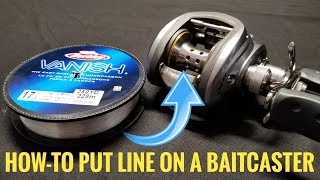 How To Put Line on a BAITCASTER [upl. by Ginnie790]