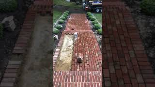 Prostone Masonry restoration of old brick walkway [upl. by Ecnahoy363]