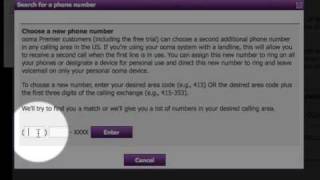Adding a Phone Number Tutorial  ooma [upl. by Loggins]