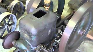 2 12 HP RampV hit miss gas engine [upl. by Kulseth]