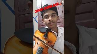 Chinna Chinna Asai violin cover  violin 🎻  violin shorts [upl. by Kramer]