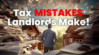 8 HUGE Mistakes Landlords Make with Tax Returns  Avoid These Costly Blunders [upl. by Yuu]