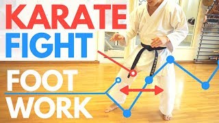 HOW TO CONTROL A FIGHT  Karate Footwork — Jesse Enkamp [upl. by Ahsekram]