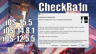 CheckRa1n Win  Full Tutorial iOS 155  1255 Jailbreak [upl. by Ynahteb]