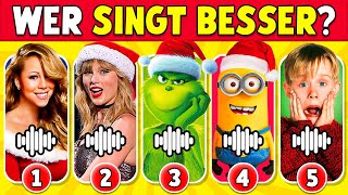 WER SINGT BESSER 🎅🎤🎶 WEIHNACHTSLiederEdition 🎁  Mariah Carey Grinch [upl. by Sly]