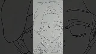 Drawing of Tamayo  Demon Slayer  anime art shorts trending viralvideo [upl. by Hughie208]