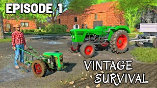 A NEW CHAPTER  Vintage Survival  Episode 1 [upl. by Aronoel]