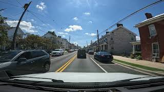 Driving Downtown Boonsboro Maryland [upl. by Ilaw]