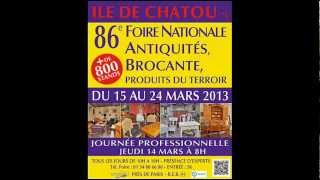 86e Foire Nationale Antiquités Brocante Produits du Terroir CHATOU [upl. by Held379]