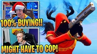 Fortnite Streamers AMAZED by NEW Cloaked Shadow Skin  Fortnite Moments [upl. by Elleinahc]