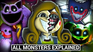 All Monsters in Poppy Playtime Chapter 3  Explained [upl. by Ainniz]