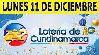 Resultados Lotería de CUNDINAMARCA Lunes 11 de Diciembre de 2023 PREMIO MAYOR 😱💰🚨 [upl. by Atnes536]