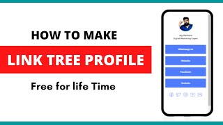 How to make linktree profile  Linktree kaise banaye  Linktree digital Card [upl. by Ramhaj]