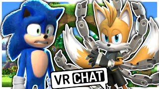 Movie Sonic Meets Nine In VR CHAT [upl. by Nicholson844]