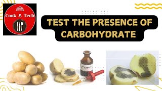 POTATO STARCH EXPERIMENT presence of carbohydrates [upl. by Andi319]