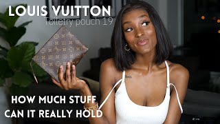 IS IT WORTH IT LOUIS VUITTON TOILETRY POUCH 19 WHAT FITS  REVIEW [upl. by Griffis]