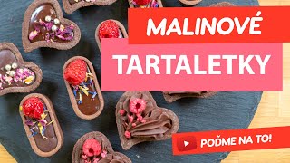 Tartaletky s čokoládou a malinami  Recept v Titulkoch  YUMMYsk [upl. by Leidag]