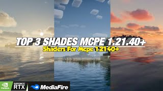 Top 3 Shaders For Mcpe 12140 Realistis Ringan Glowing Ore Santai Ada [upl. by Suiradel]