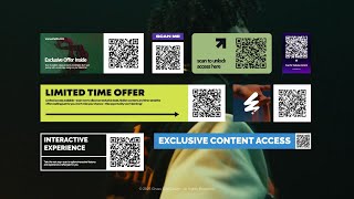 Attractive QR Code Display for Video  After Effects Template [upl. by Metah]