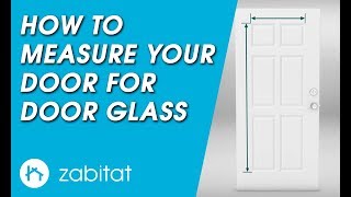 How to Add Glass to Your Door  Measuring Your Door [upl. by Bonucci]