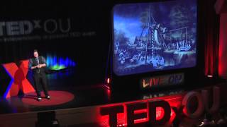 The History of American Paleontology in 3 Minutes James Burnes at TEDxOU [upl. by Erin]