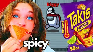 EAT SPICY CHIPS IF YOU LOSE AMONG US Gaming w The Norris Nuts [upl. by Liris]