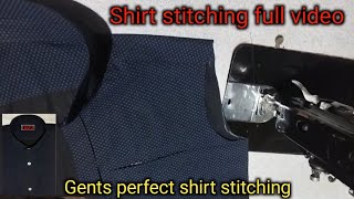 Shirt stitching full video eazy steps formal shirt stitching styles [upl. by Cohn]