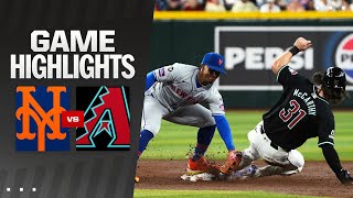 Mets vs Dbacks Game Highlights 82824  MLB Highlights [upl. by Charmine]