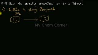 Aniline to phenyl isocyanide I organic chemistry conversions for JEE NEET amp CBSE [upl. by Kciv717]