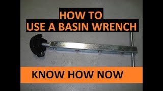 How to Use a Basin Wrench [upl. by Nasus]