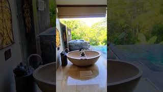 Luxury Hotel Room Premier Pool Villa at Kayon Jungle Resort Ubud Bali bali travel besthotels [upl. by Yelac363]