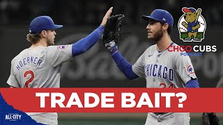 Nico Hoerner Cody Bellinger Who is the most likely Chicago Cubs trade bait  CHGO Cubs Podcast [upl. by Vez777]