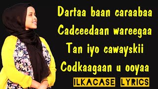 Nimco Liina Hees Cusub Caraabo Lyrics 2018 [upl. by Menides]