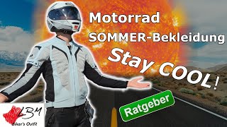 Motorradbekleidung Sommer im Test  leicht cool und trotzdem sicher [upl. by Baggett206]