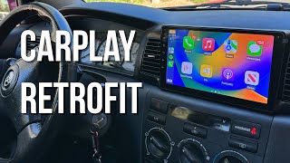 Apple CarPlay Retrofit in Toyota Corolla  Pros amp Cons [upl. by Puff]