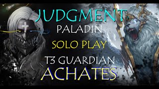 Lost Ark   JUDGMENT PALADIN  T3 Guardian Raid Solo  ACHATES [upl. by Robin]