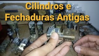 Cilindros e Fechaduras Antigas  CHAVEIRO H M  Locksmith [upl. by Htedirem]