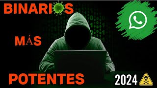 ¡BINARIOS MÁS POTENTES PARA WHATSAPP 20232024 [upl. by Ellehcan157]