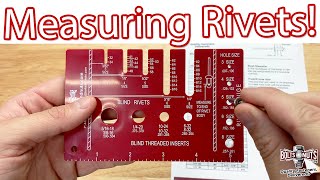 How To Measure Rivets amp Rivet Nuts Using a Rivet Gauge Tool [upl. by Elrebma250]